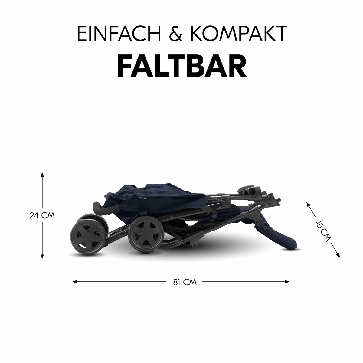 Cărucior de plimbat bebe Hauck Albastru închis - Bebelus, Cărucioare, scaune și accesorii