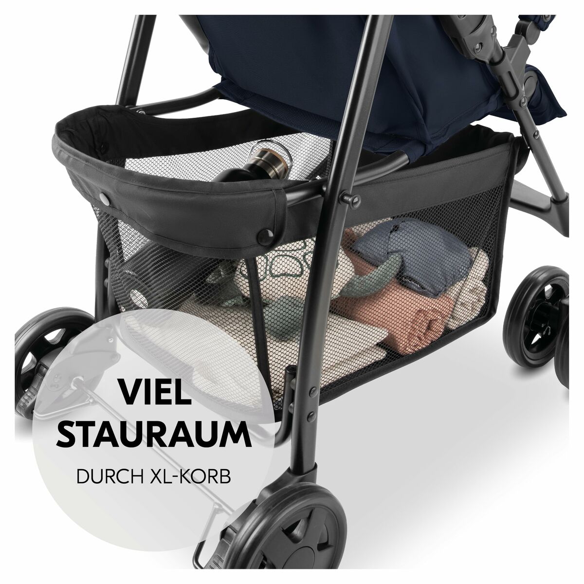 Cărucior de plimbat bebe Hauck Albastru închis - Bebelus, Cărucioare, scaune și accesorii