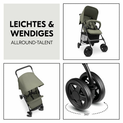 Cărucior de plimbat bebe Hauck Măslină - Bebelus, Cărucioare, scaune și accesorii