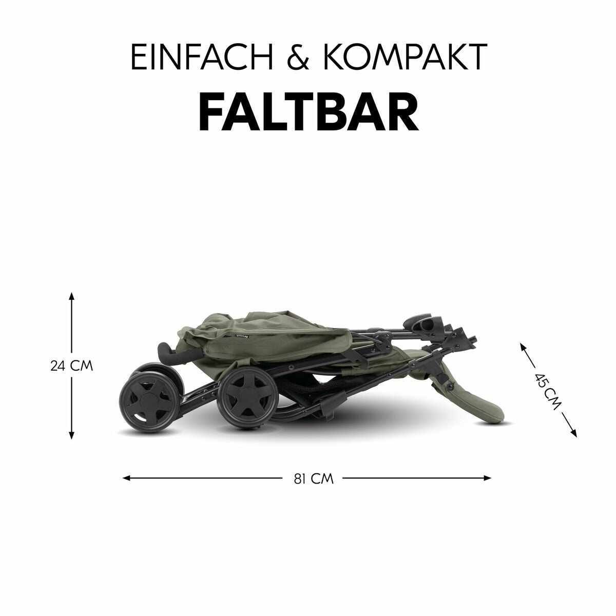 Cărucior de plimbat bebe Hauck Măslină - Bebelus, Cărucioare, scaune și accesorii