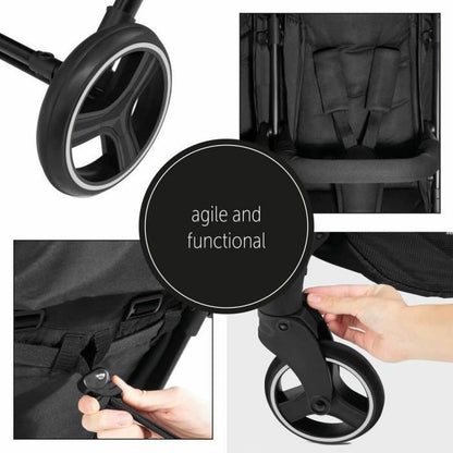 Cărucior de plimbat bebe Hauck Negru - Bebelus, Cărucioare, scaune și accesorii