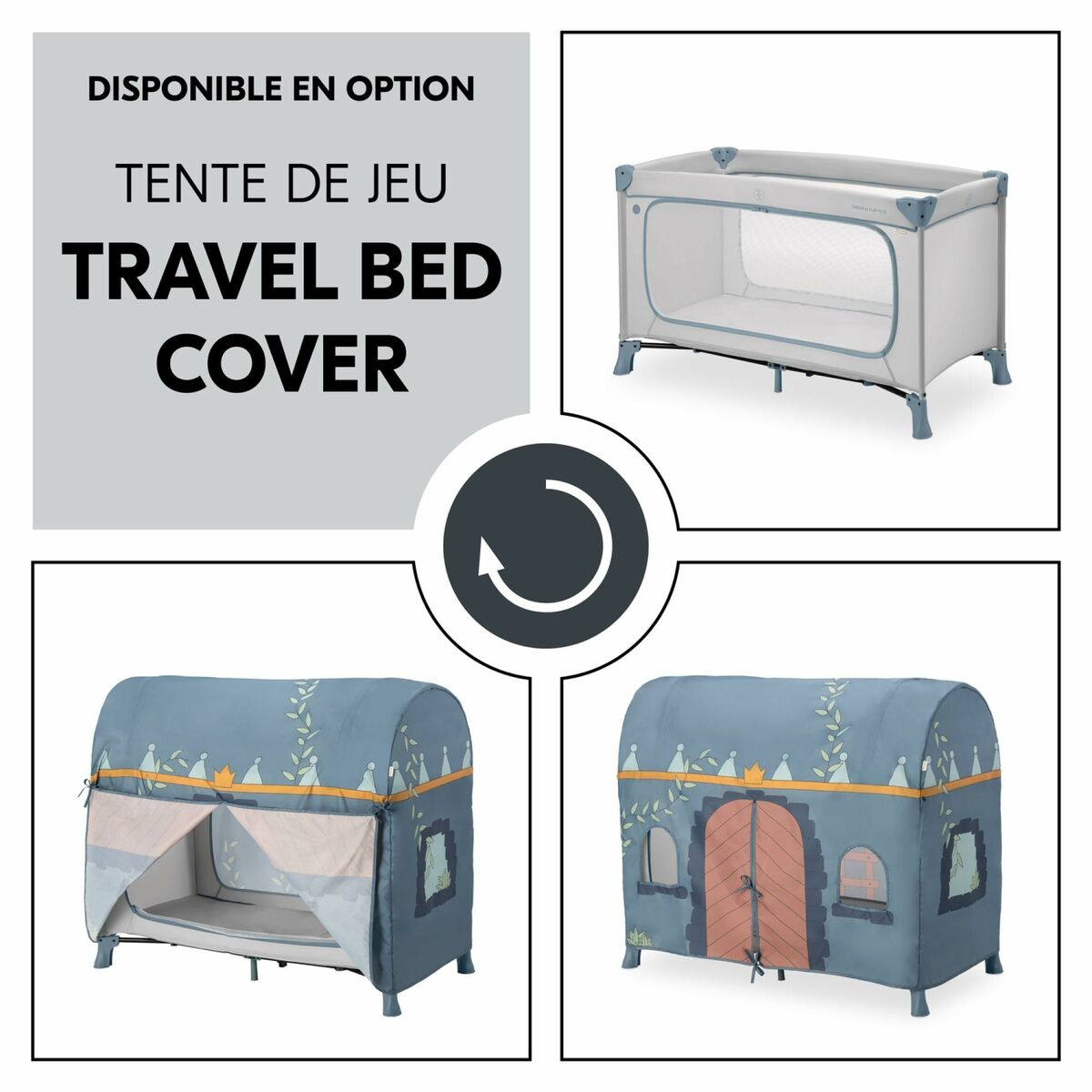 Pătuț de copil Hauck Albastru - Bebelus, Dormitor