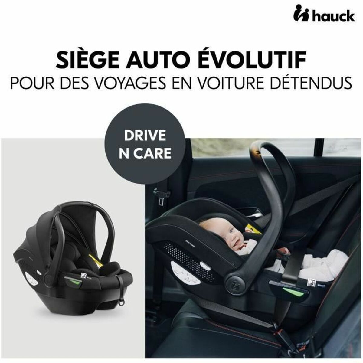 Scaun Auto Hauck Negru - Bebelus, Scaune auto și accesorii
