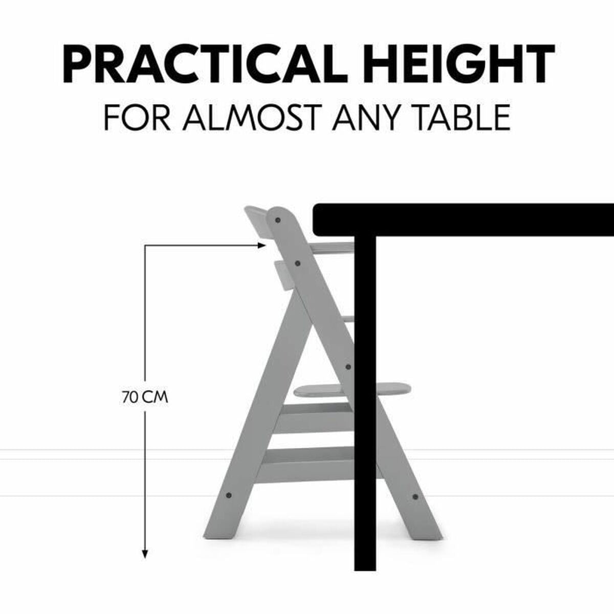 Scaun înalt Hauck Gri - Bebelus, Alăptarea și hrănirea