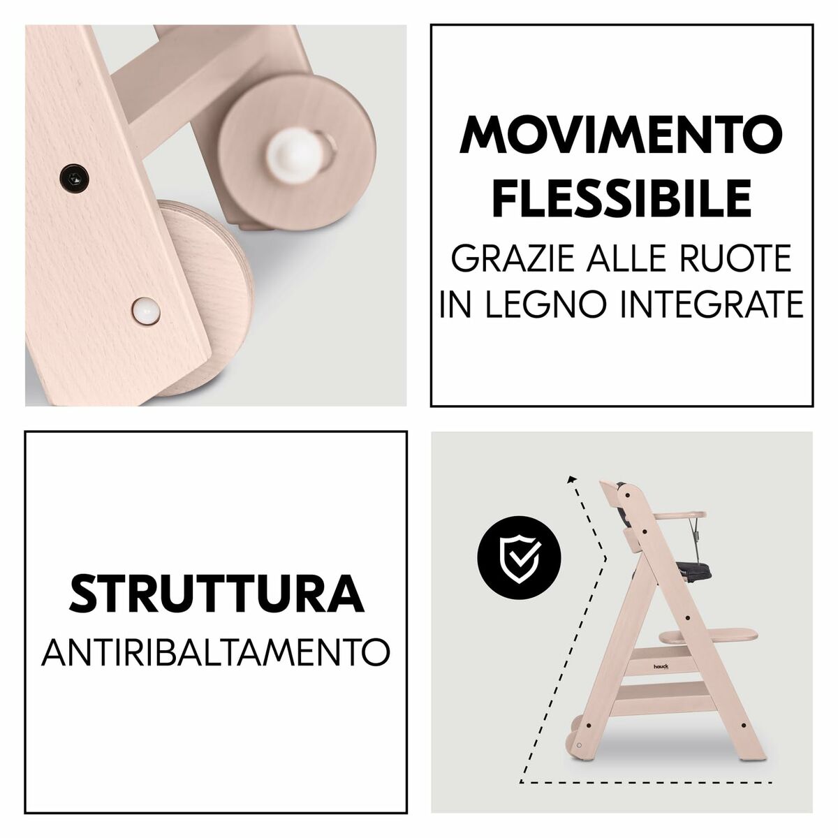 Scaun înalt Hauck Gri - Bebelus, Alăptarea și hrănirea