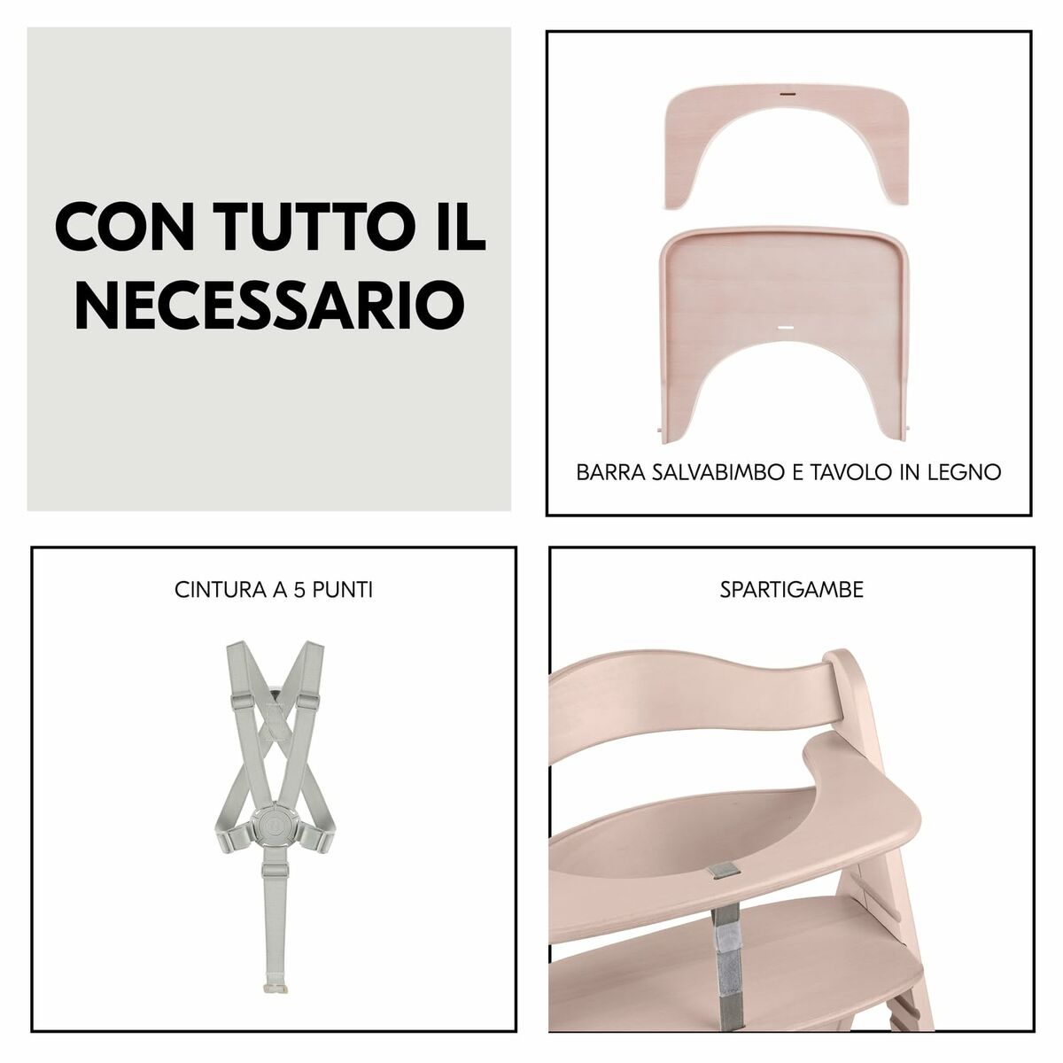 Scaun înalt Hauck Gri - Bebelus, Alăptarea și hrănirea