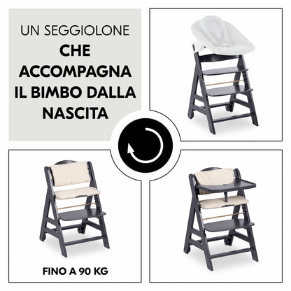 Scaun înalt Hauck Maro Gri închis - Bebelus, Alăptarea și hrănirea