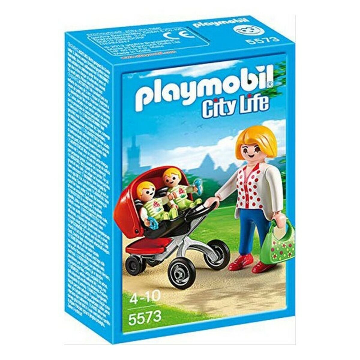 Playset City Life Mama With Twin Cart Playmobil 5573 - Jucarii si jocuri, Păpuși și accesorii