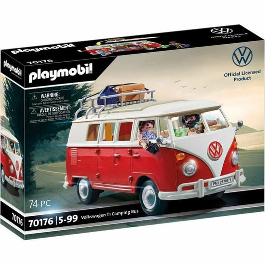 Set de Jucării cu Vehicule Playmobil 70176 Volkswagen T1 Bus Roșu - Jucarii si jocuri, Păpuși și figurine
