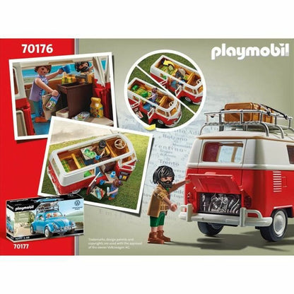 Set de Jucării cu Vehicule Playmobil 70176 Volkswagen T1 Bus Roșu - Jucarii si jocuri, Păpuși și figurine