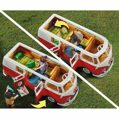 Set de Jucării cu Vehicule Playmobil 70176 Volkswagen T1 Bus Roșu - Jucarii si jocuri, Păpuși și figurine