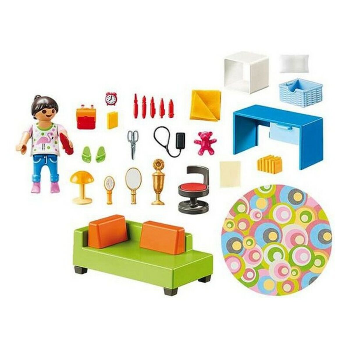 Playset Dollhouse Teenager's Room Playmobil 70209 (43 pcs) - Jucarii si jocuri, Păpuși și figurine