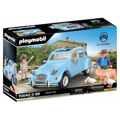 Set de Jucării cu Vehicule Playmobil Albastru Mașină 57 Piese - Jucarii si jocuri, Păpuși și figurine