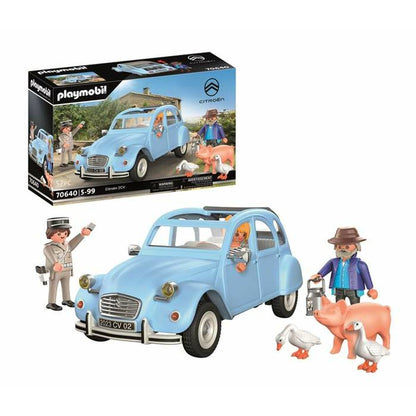 Set de Jucării cu Vehicule Playmobil Albastru Mașină 57 Piese - Jucarii si jocuri, Păpuși și figurine