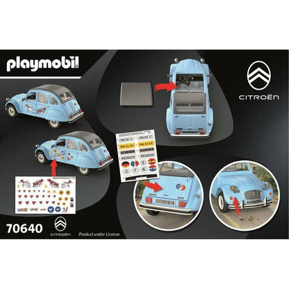 Set de Jucării cu Vehicule Playmobil Albastru Mașină 57 Piese - Jucarii si jocuri, Păpuși și figurine