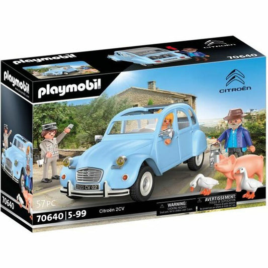 Set de Jucării cu Vehicule Playmobil Citroen 2CV 70646 Mașină Albastru 57 Piese - Jucarii si jocuri, Păpuși și figurine
