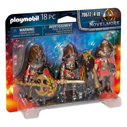 Set de figurine Novelmore Fire Knigths Playmobil 70672 (18 pcs) - Jucarii si jocuri, Păpuși și figurine
