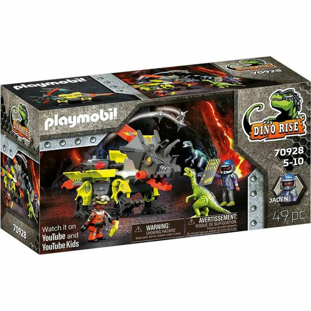 Playset Playmobil Dino Rise Robo-Dino Combat Machine 70928 - Jucarii si jocuri, Păpuși și figurine