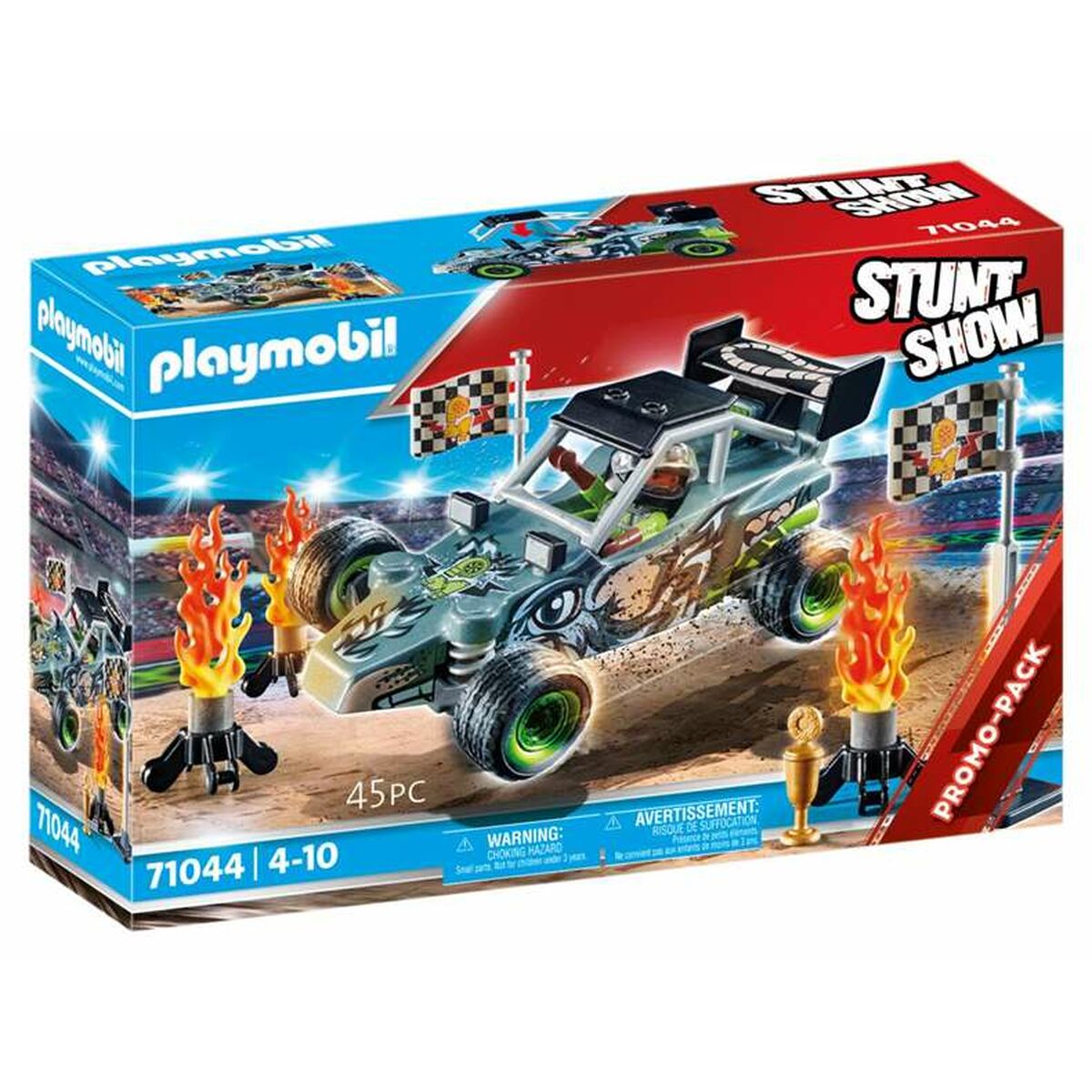 Playset Playmobil Stuntshow Racer 45 Piese - Jucarii si jocuri, Păpuși și figurine