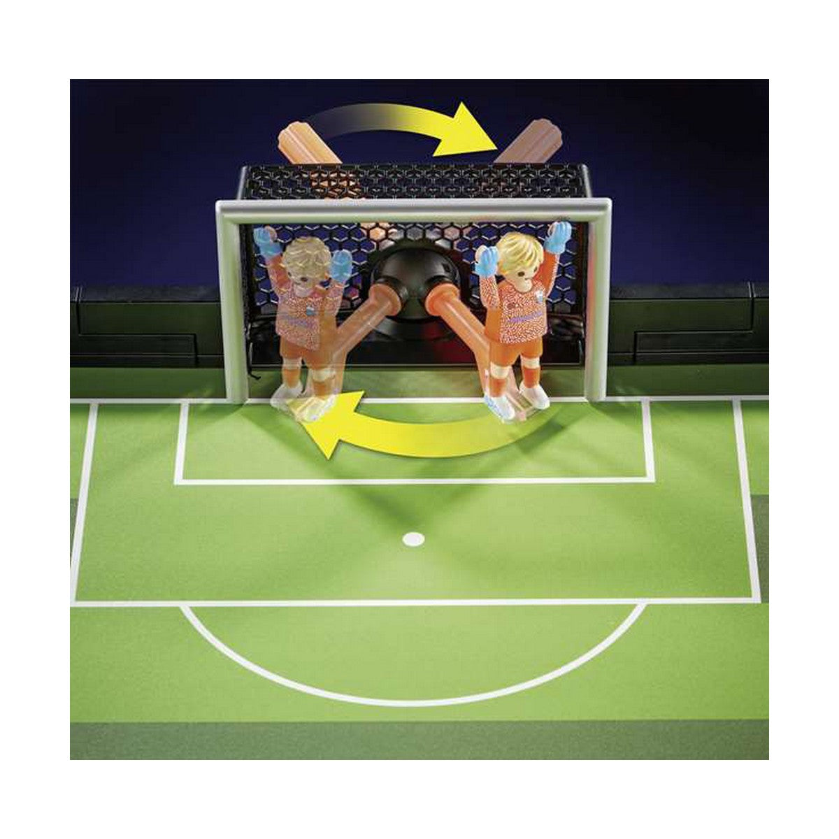 Playset Playmobil Sports & Action Football Pitch 63 Piese 71120 - Jucarii si jocuri, Păpuși și figurine