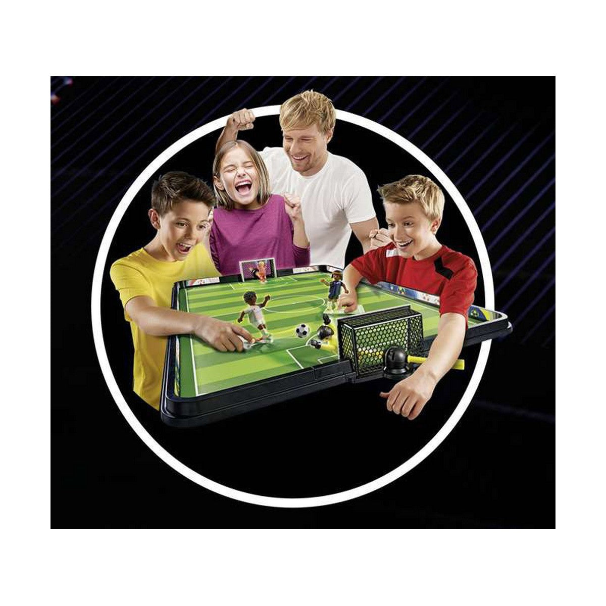 Playset Playmobil Sports & Action Football Pitch 63 Piese 71120 - Jucarii si jocuri, Păpuși și figurine