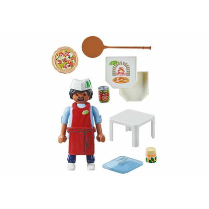 Playset Playmobil 71161 Special PLUS Pizza Maker 13 Piese - Jucarii si jocuri, Păpuși și figurine
