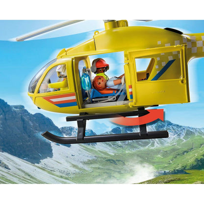 Playset Playmobil 71203 City Life Rescue Helicopter 48 Piese - Jucarii si jocuri, Păpuși și figurine