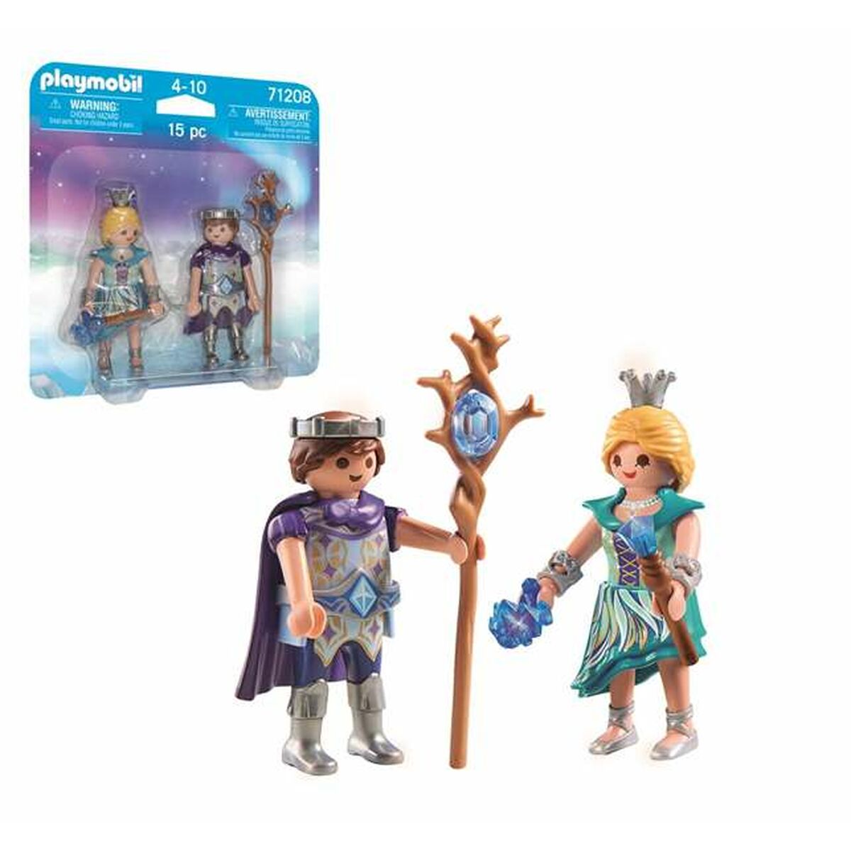 Figurine Articulate Playmobil 71208 Prinț Prințesă 15 Piese Duo - Jucarii si jocuri, Păpuși și figurine