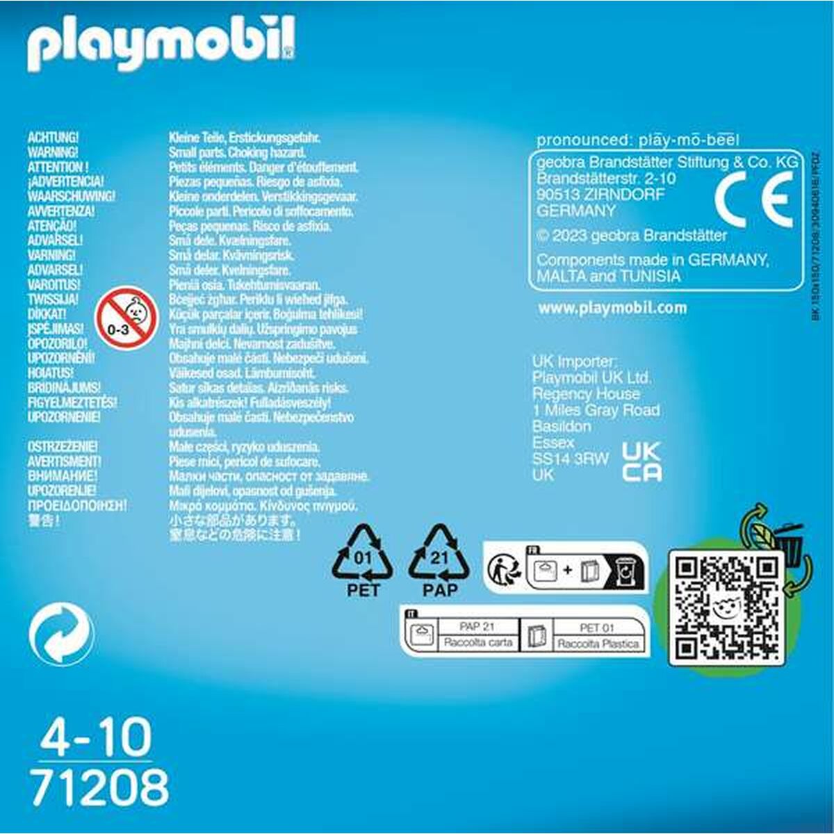 Figurine Articulate Playmobil 71208 Prinț Prințesă 15 Piese Duo - Jucarii si jocuri, Păpuși și figurine