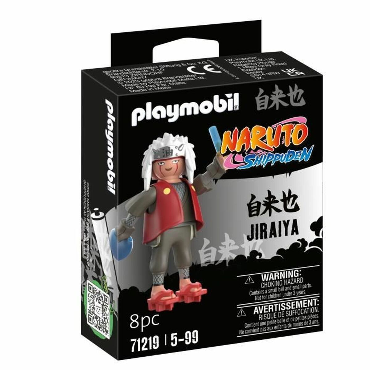 Playset Playmobil Naruto Shippuden - Jiraiya 71219 8 Piese - Jucarii si jocuri, Păpuși și figurine