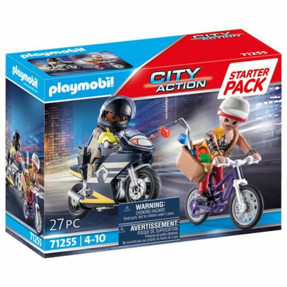 Set de Jucării cu Vehicule Playmobil City Action - Agent and Thief 71255 27 Piese - Jucarii si jocuri, Păpuși și figurine