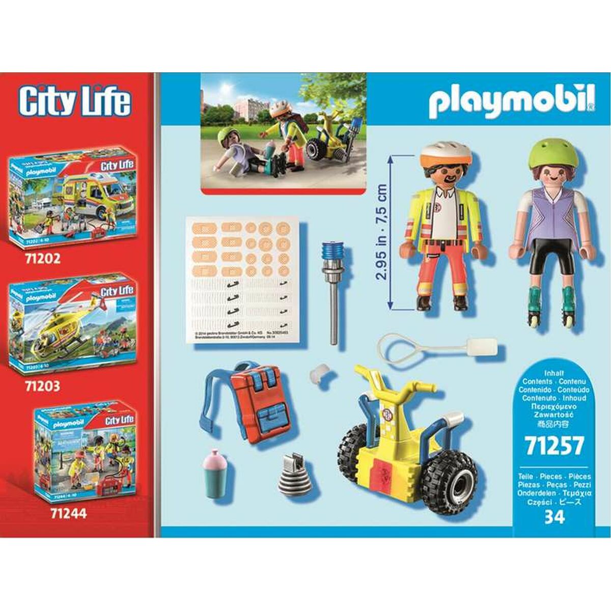 Playset Playmobil 71257 City Life 45 Piese - Jucarii si jocuri, Păpuși și figurine