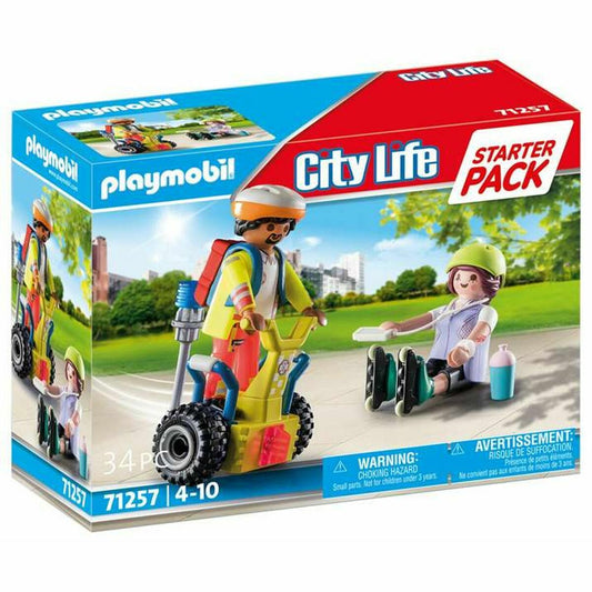 Playset Playmobil City Action - Supervisor with Segway 71257 34 Piese - Jucarii si jocuri, Păpuși și figurine