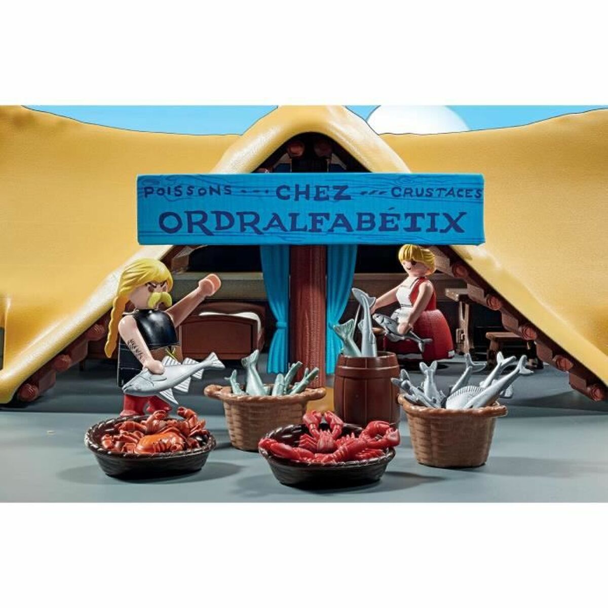 Playset Playmobil Astérix: Ordralfabetix Hut 71266 73 Piese - Jucarii si jocuri, Păpuși și figurine