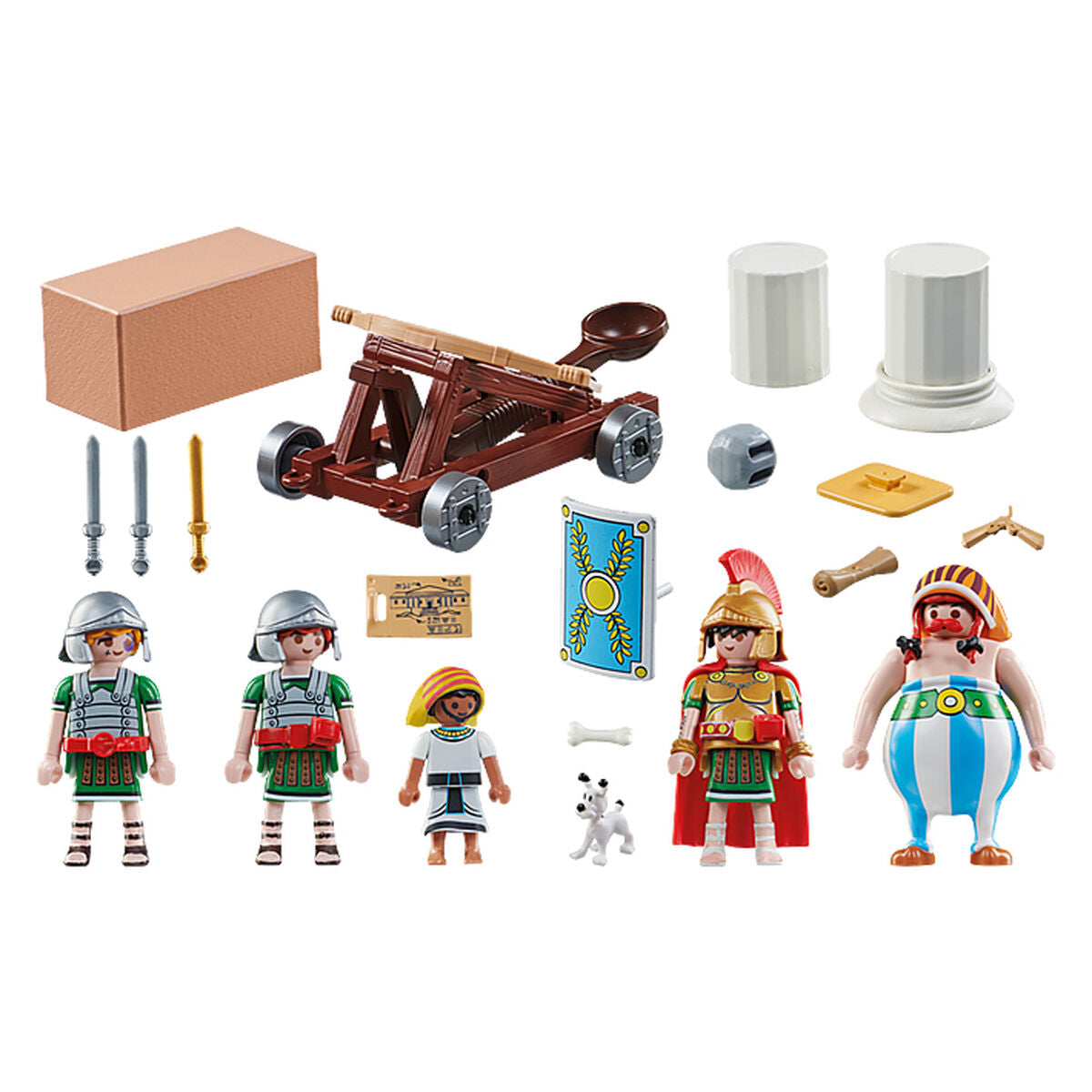 Playset Playmobil Astérix: Numerobis and the Battle of the Palace 71268 56 Piese - Jucarii si jocuri, Păpuși și figurine