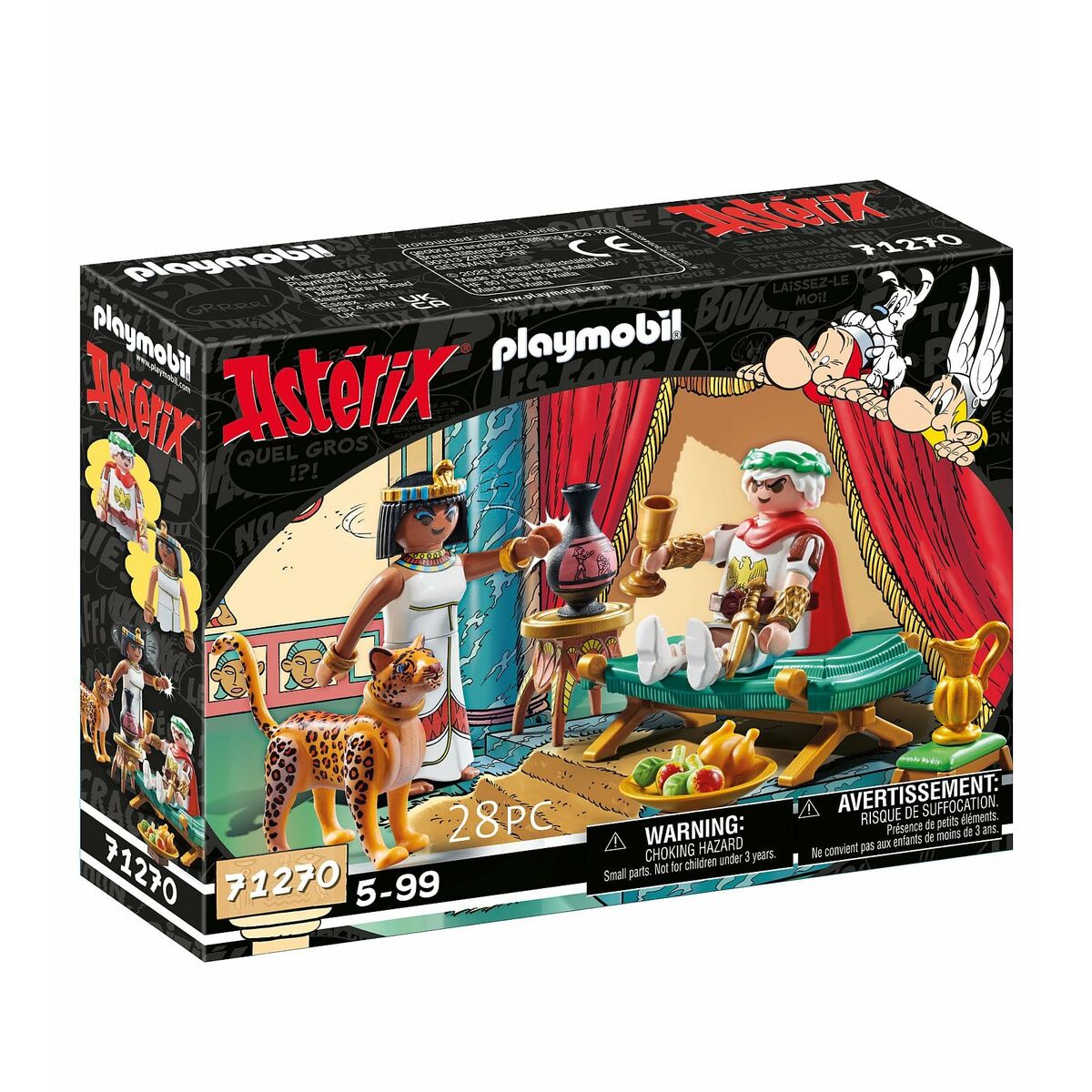Playset Playmobil 71270 - Asterix: César and Cleopatra 28 Piese - Jucarii si jocuri, Păpuși și figurine
