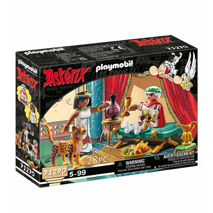 Playset Playmobil 71270 - Asterix: César and Cleopatra 28 Piese - Jucarii si jocuri, Păpuși și figurine