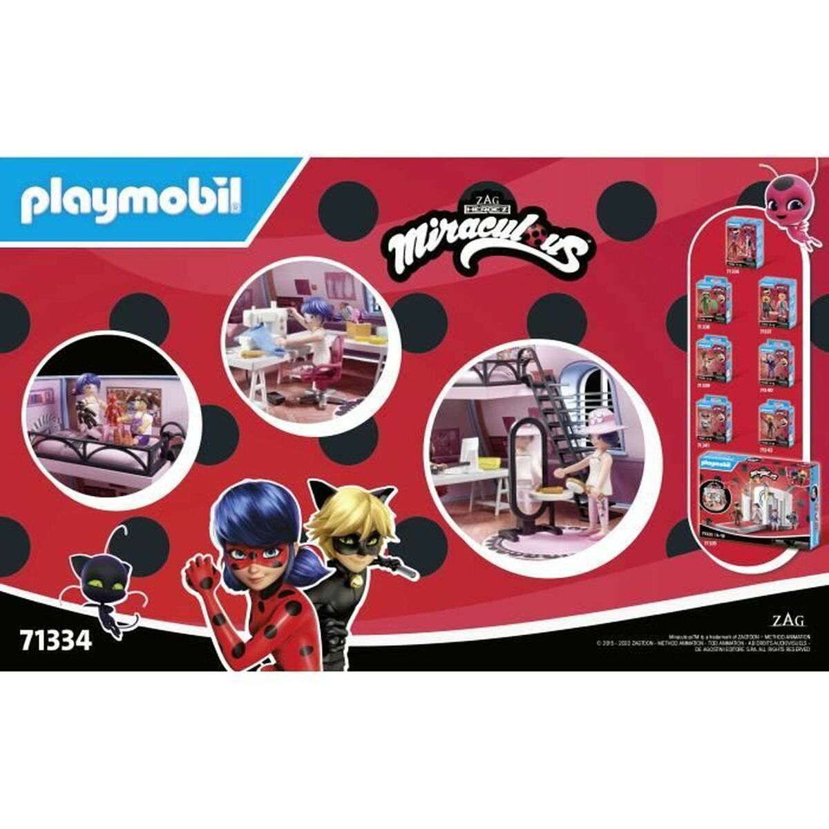 Playset Playmobil 71134 Miracolous 73 Piese - Jucarii si jocuri, Păpuși și figurine