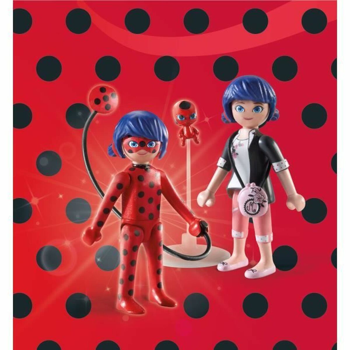 Playset Playmobil 71336 Miraculous: Marinette & Ladybug 16 Piese - Jucarii si jocuri, Păpuși și figurine