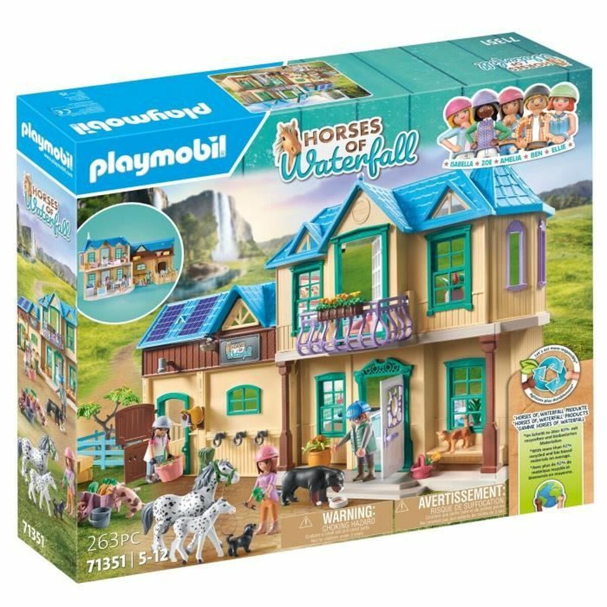 Playset Playmobil 71351 Horses of Waterfall - Jucarii si jocuri, Păpuși și figurine
