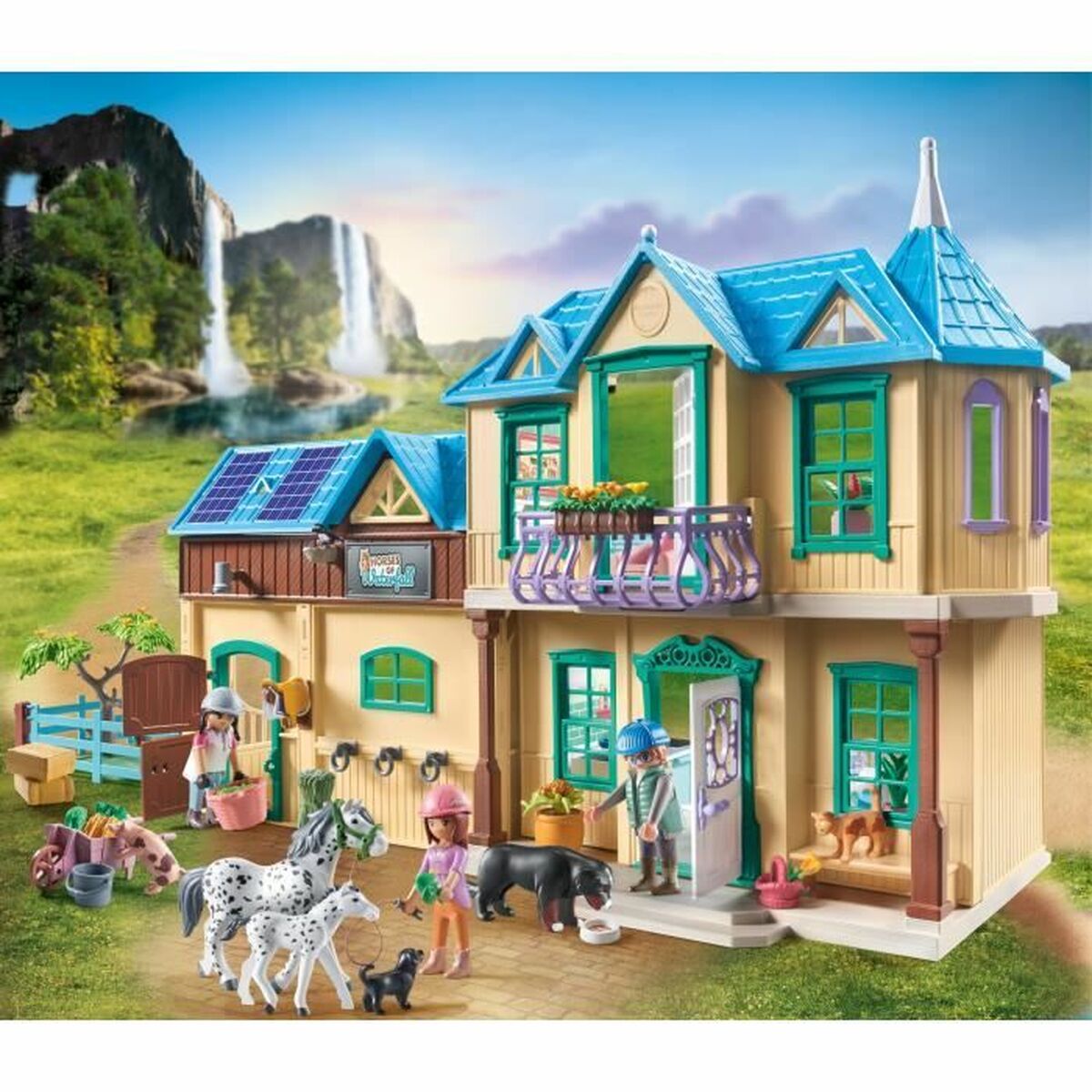 Playset Playmobil 71351 Horses of Waterfall - Jucarii si jocuri, Păpuși și figurine