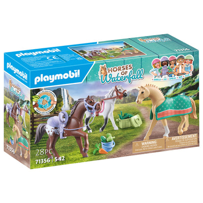 Playset Playmobil 71356 Horses of Waterfall 28 Piese - Jucarii si jocuri, Păpuși și figurine