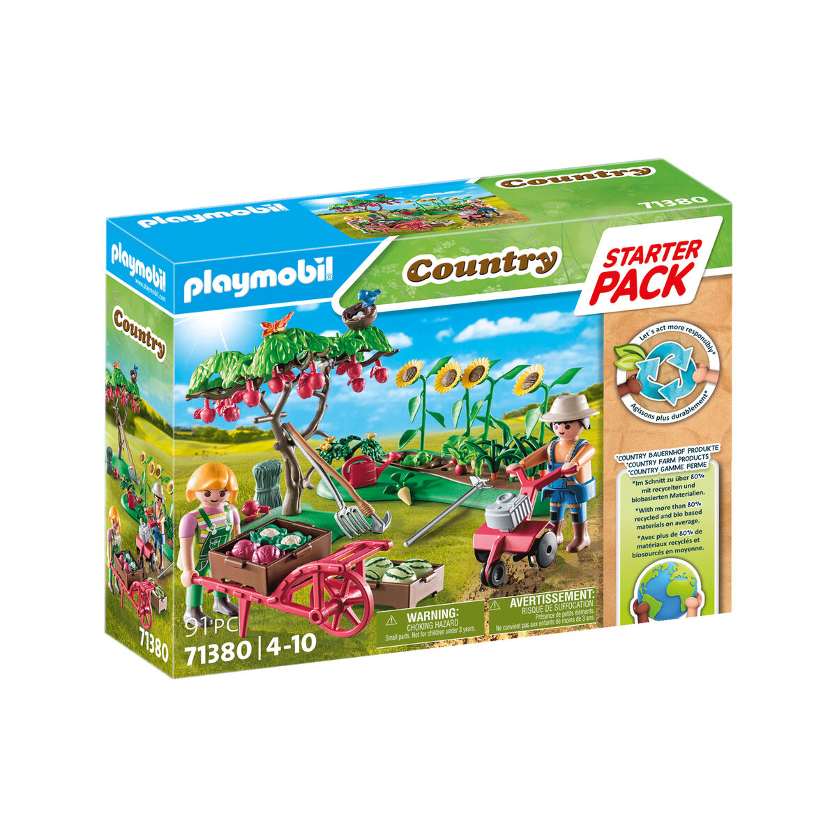 Playset Playmobil 71380 Country 91 Piese - Jucarii si jocuri, Păpuși și figurine
