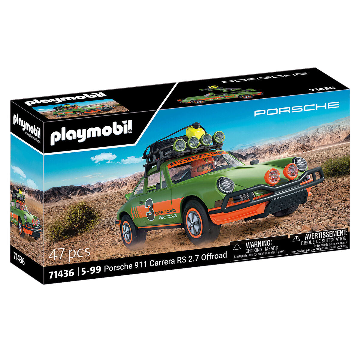Playset Playmobil Porsche 911 Carrera RS Offroad Edition 47 Piese - Jucarii si jocuri, Păpuși și figurine