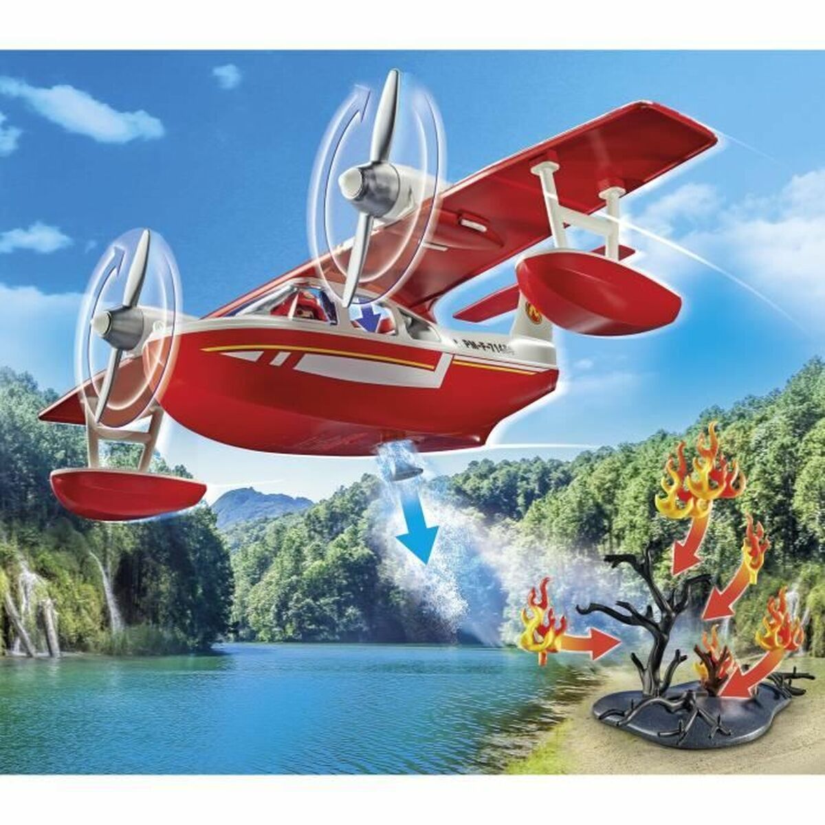 Playset Playmobil 71463 Action Heroes Plastic - Jucarii si jocuri, Jocuri și accesorii