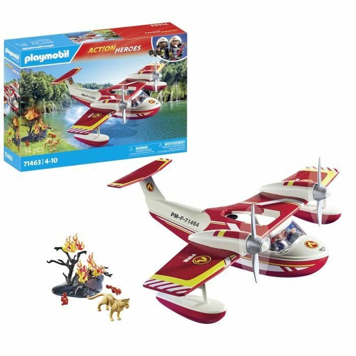 Playset Playmobil 71463 Action Heroes Plastic - Jucarii si jocuri, Jocuri și accesorii