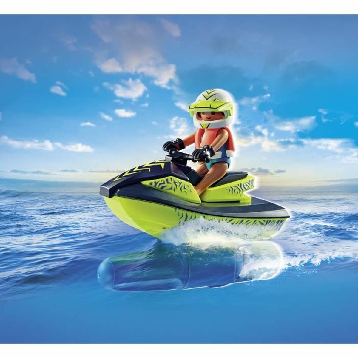 Playset Playmobil Action Heroes - Fireboat and Water Scooter 71464 52 Piese - Jucarii si jocuri, Păpuși și figurine