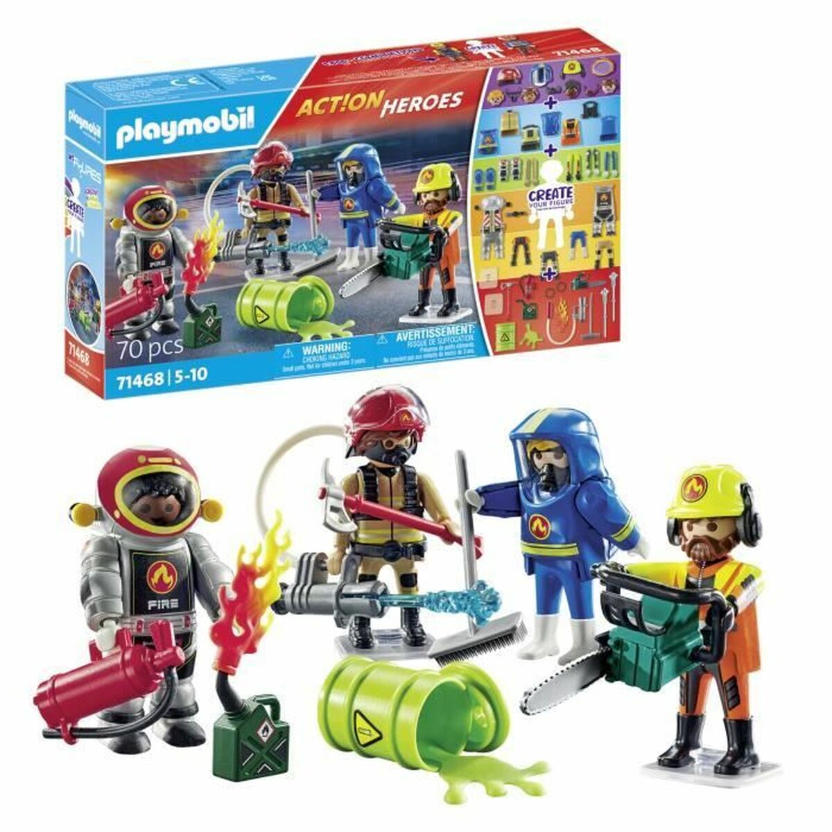 Playset Playmobil 71468 Action - Jucarii si jocuri, Păpuși și figurine