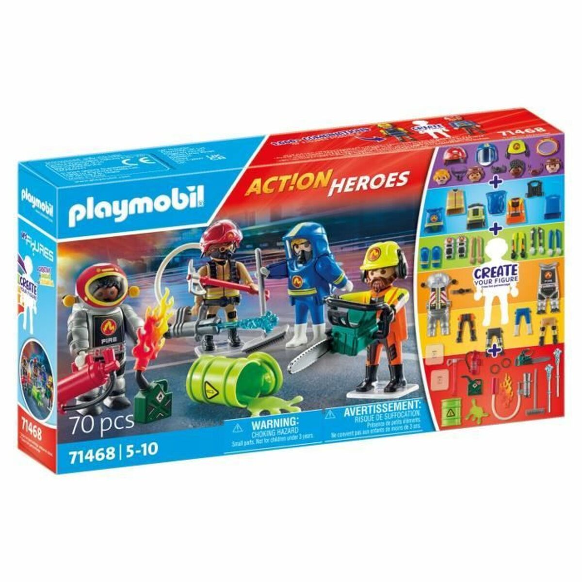 Playset Playmobil 71468 Action Heroes - Jucarii si jocuri, Păpuși și figurine