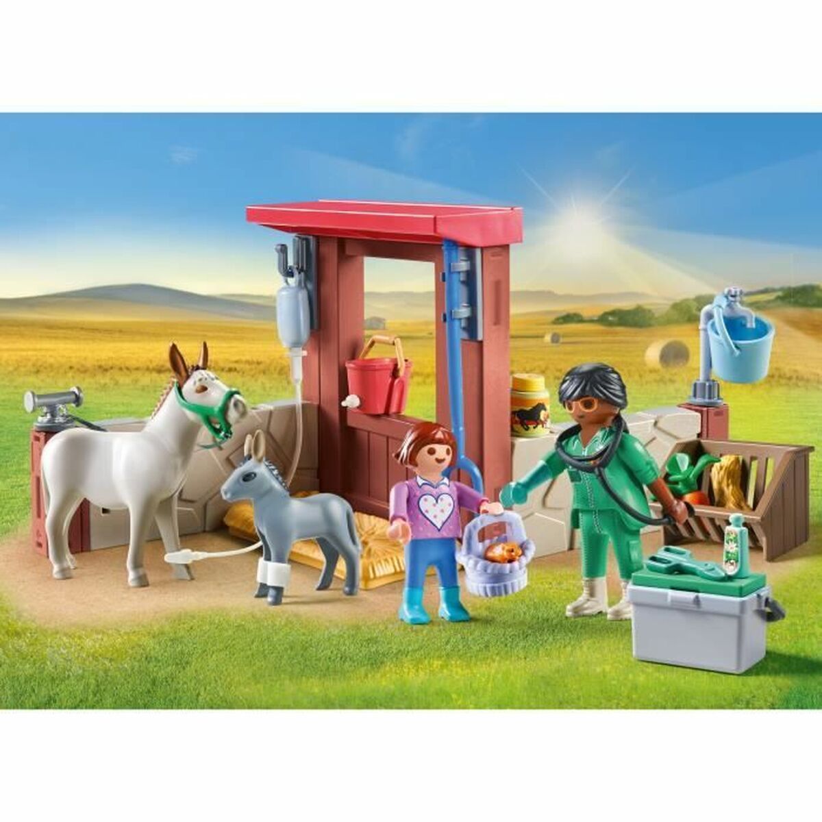 Playset Playmobil 71471 Country 55 Piese - Jucarii si jocuri, Păpuși și figurine